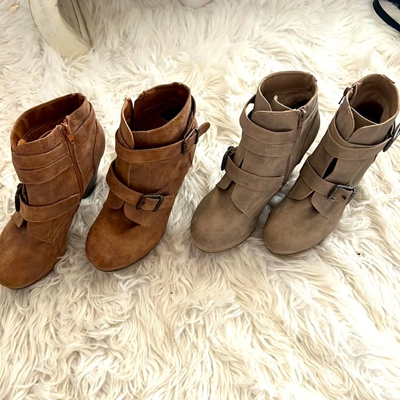 Bamboo Brand High Heel Boots Booties Sz 